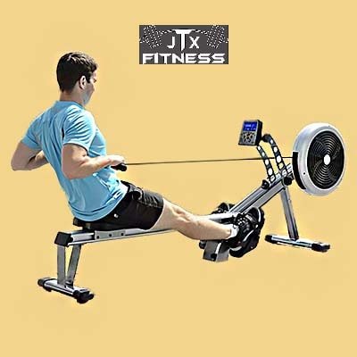 JTX Freedom Air Rowing Machine - Man workout