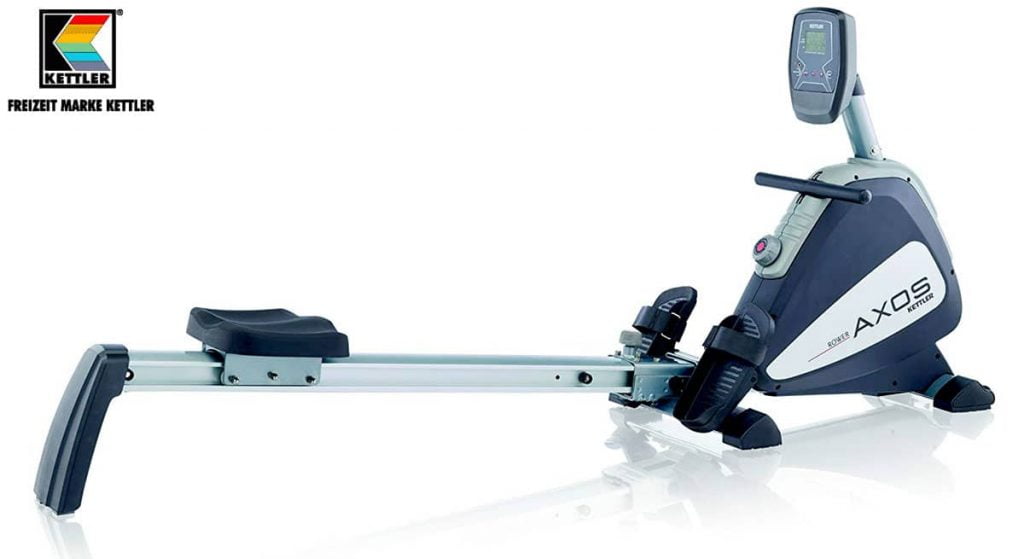 Full view of Kettler axos rowing machine