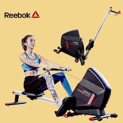 Reebok GR Rower - Woman workout + Folded view and Logo