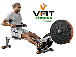 Working out with V-Fit Tornado Rower